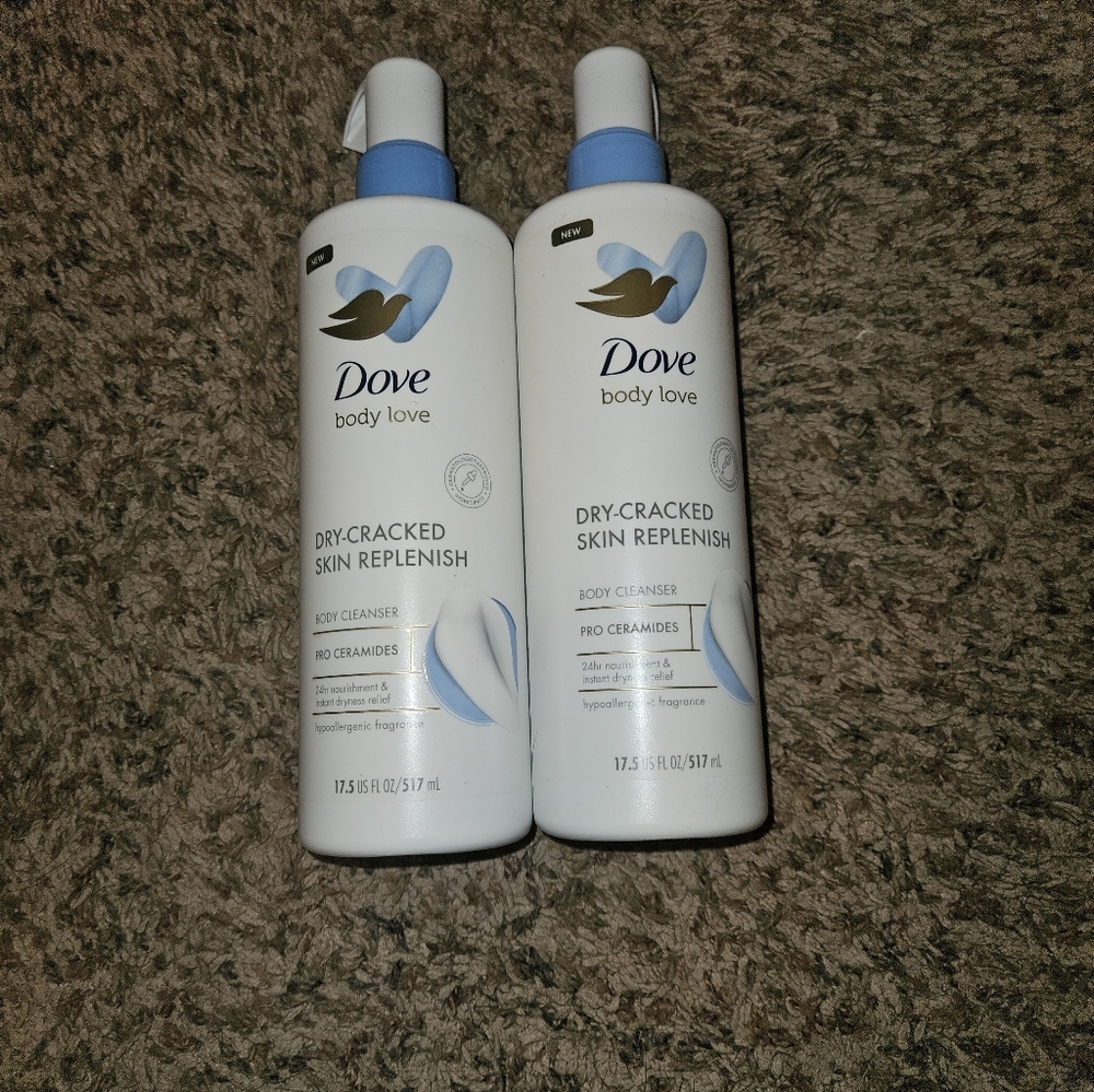 Dove Body Love Dry-Cracked Skin Replenish Cleanser